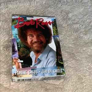 Bob Ross playing cards
